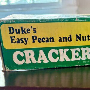 Vintage Duke’s Easy Pecan Nut Cracker | Lever Style | Wood & Metal